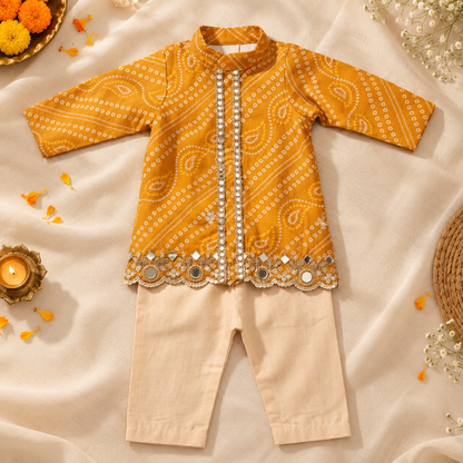 Mustard Gold Sibling Set
