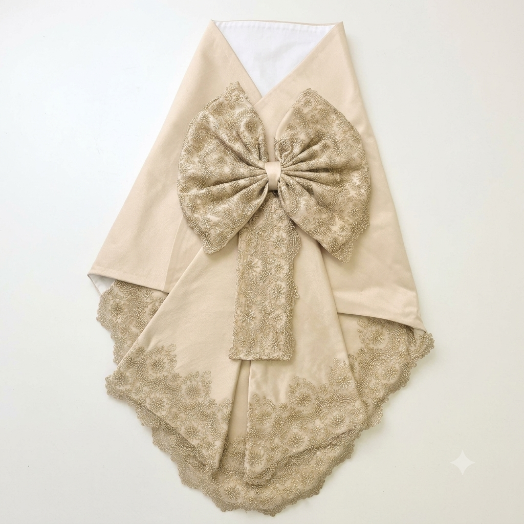 Champagne Gold Lace Baby Wrap