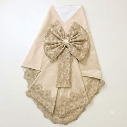 Champagne Gold Lace Baby Wrap