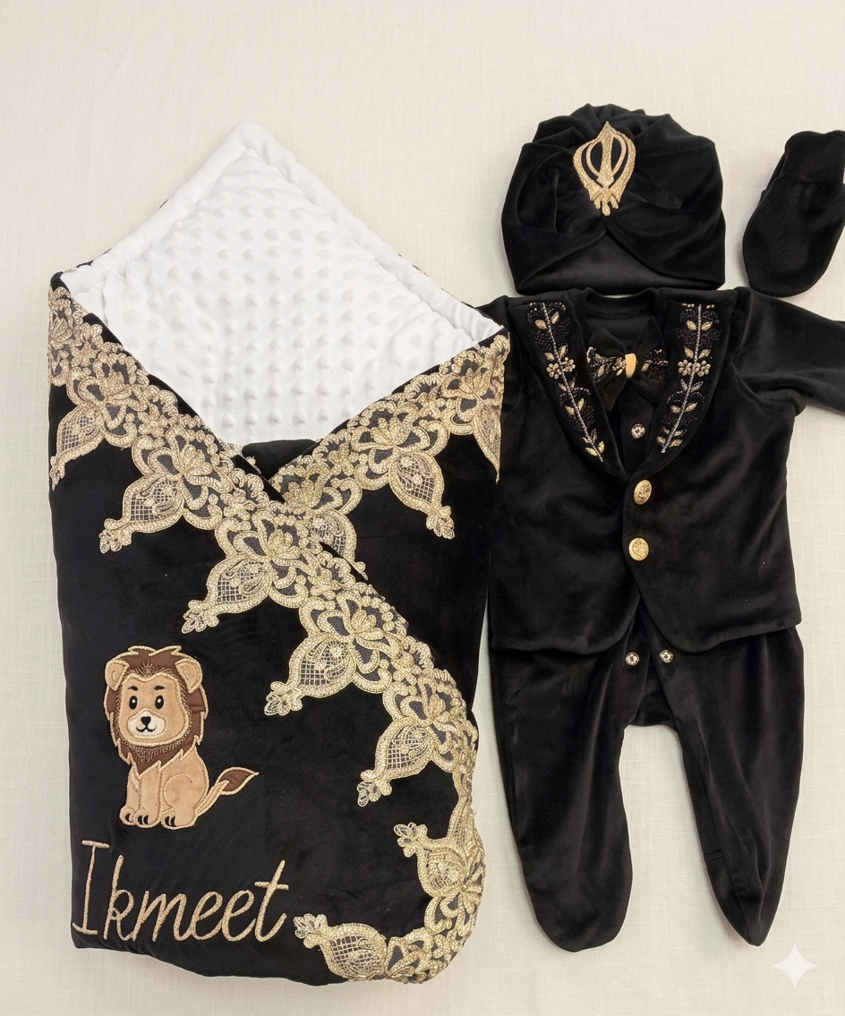 The Black And Gold Lion Combo Set
