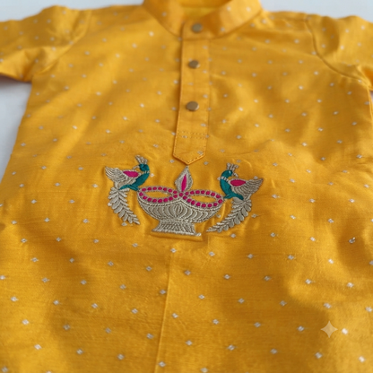 Yellow Diya Kurta Set