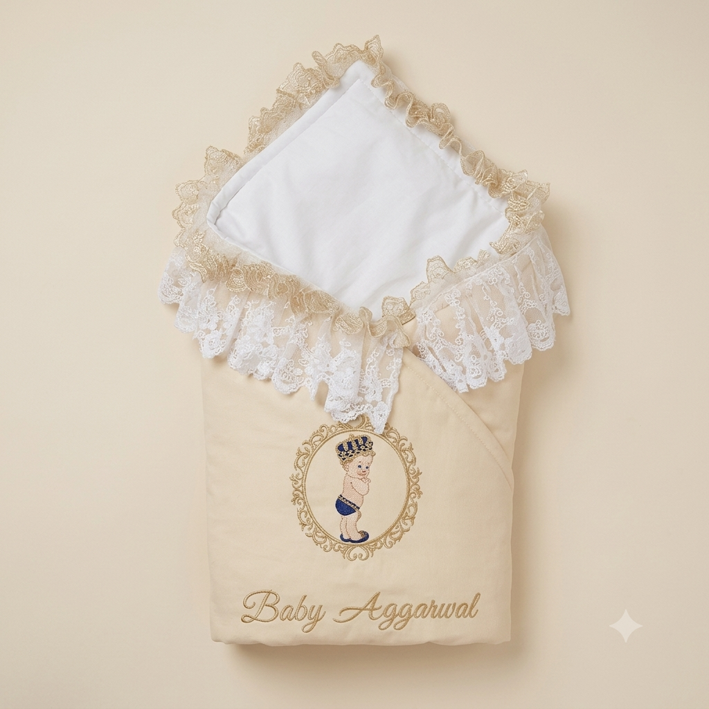 Royal Cream Lace Wrap