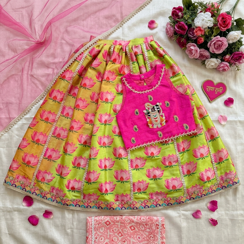 Lotus Pink Lehenga Set