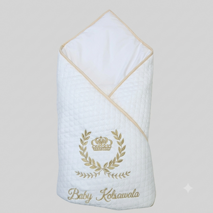 Royal Gold Crown Baby Wrap