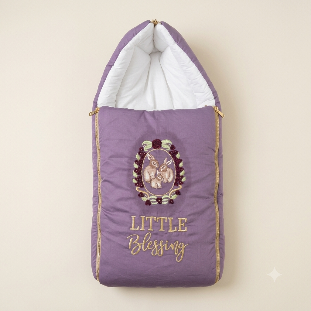 Purple Bunny Blessing Nest