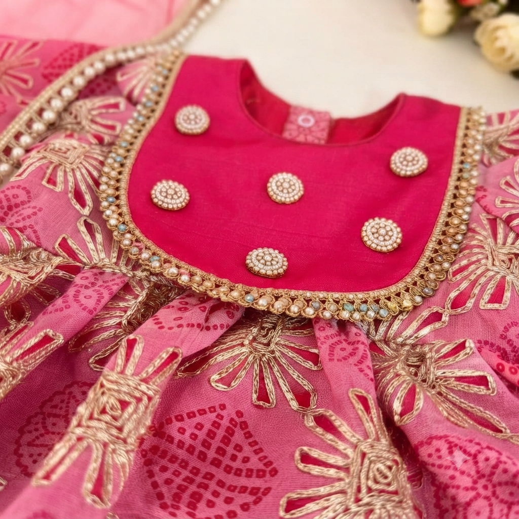 Pink Floral Festive Set
