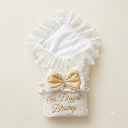 Golden Blessing Lace Wrap