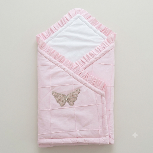 Butterfly Blush Pink Wrap