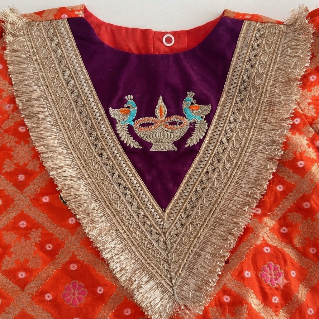 Orange Purple Festive Set