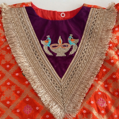 Orange Purple Festive Set