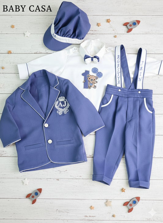 The Birthday Teddy 4 Piece Blazer Suit