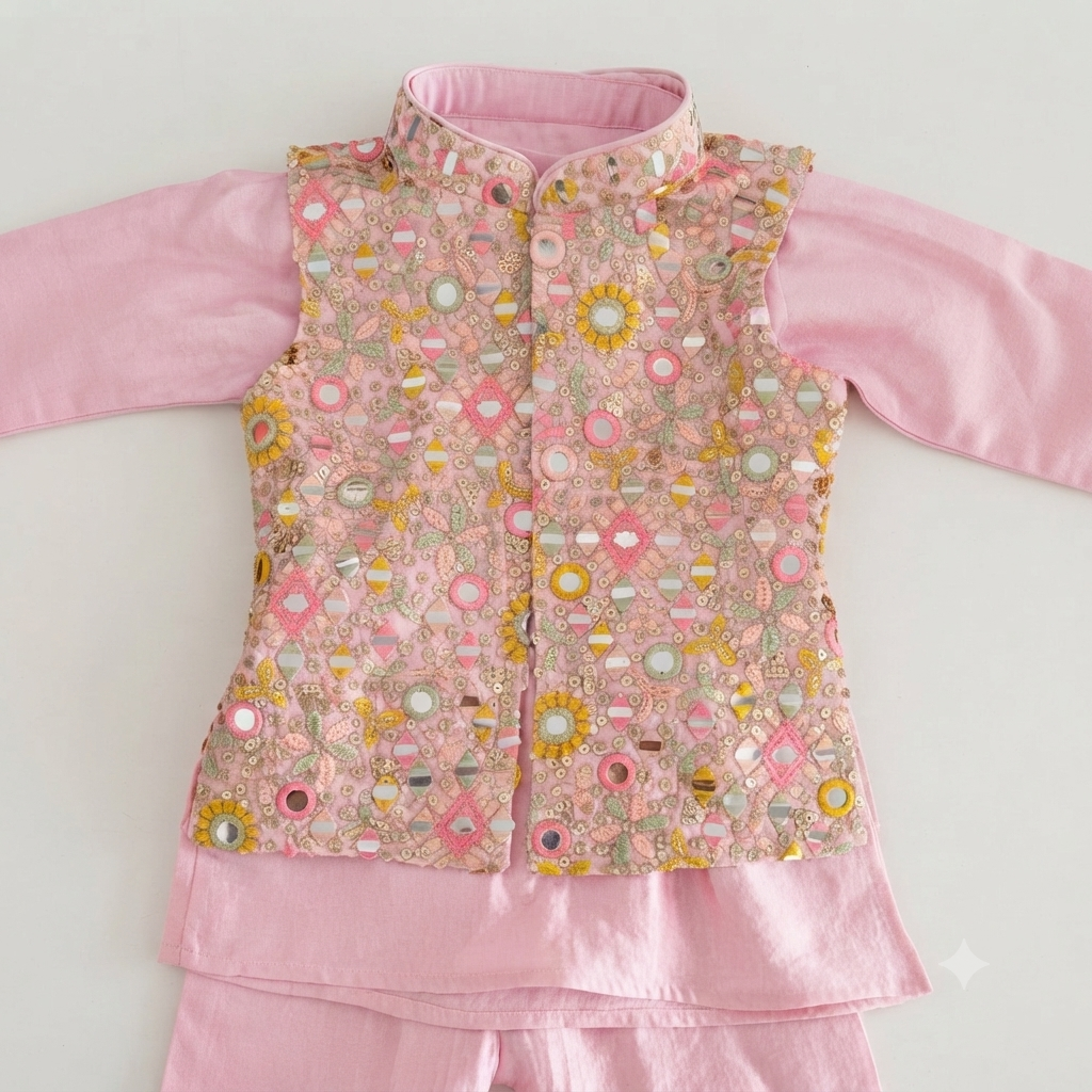 Pink Sibling Twinning Set