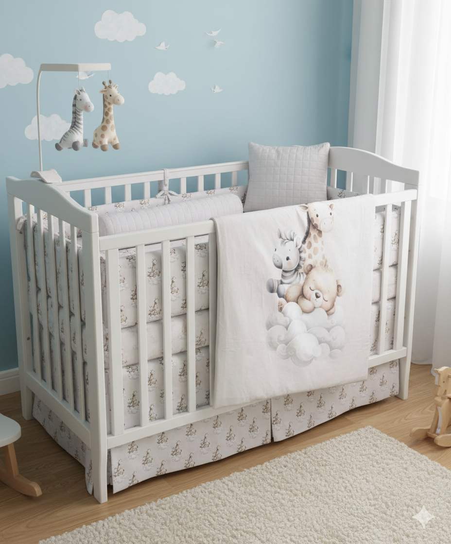 Sweet Dreams Cloud Friends Crib Bedding Collection