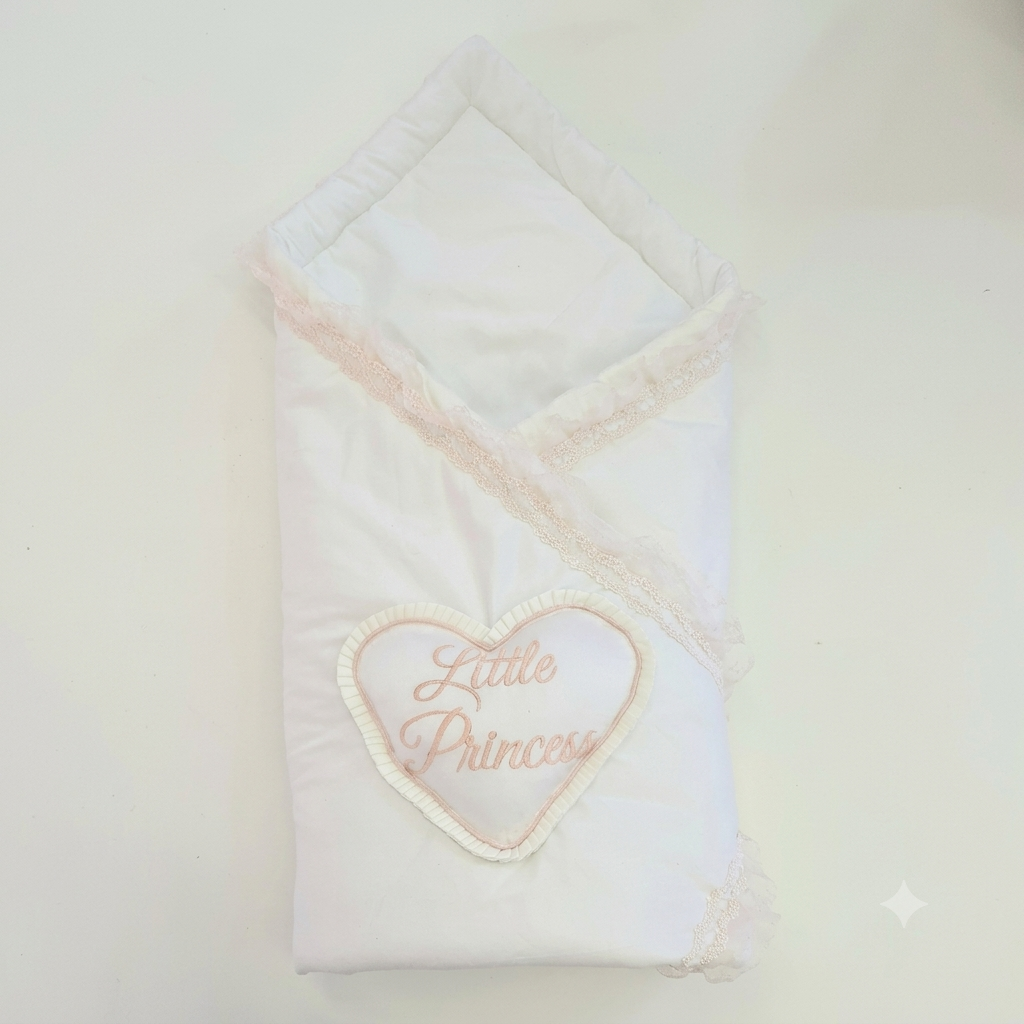 Little Princess Heart Lace Wrap