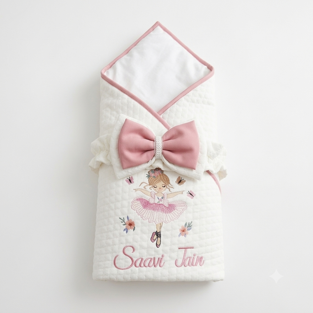 Pink Ballerina Baby Wrap