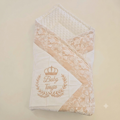 Royal Peach Lace Wrap