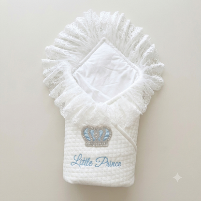 Little Prince Lace Crown Wrap