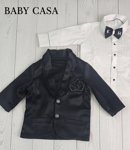 Black Crown Blazer Suit - The Perfect Formal Look