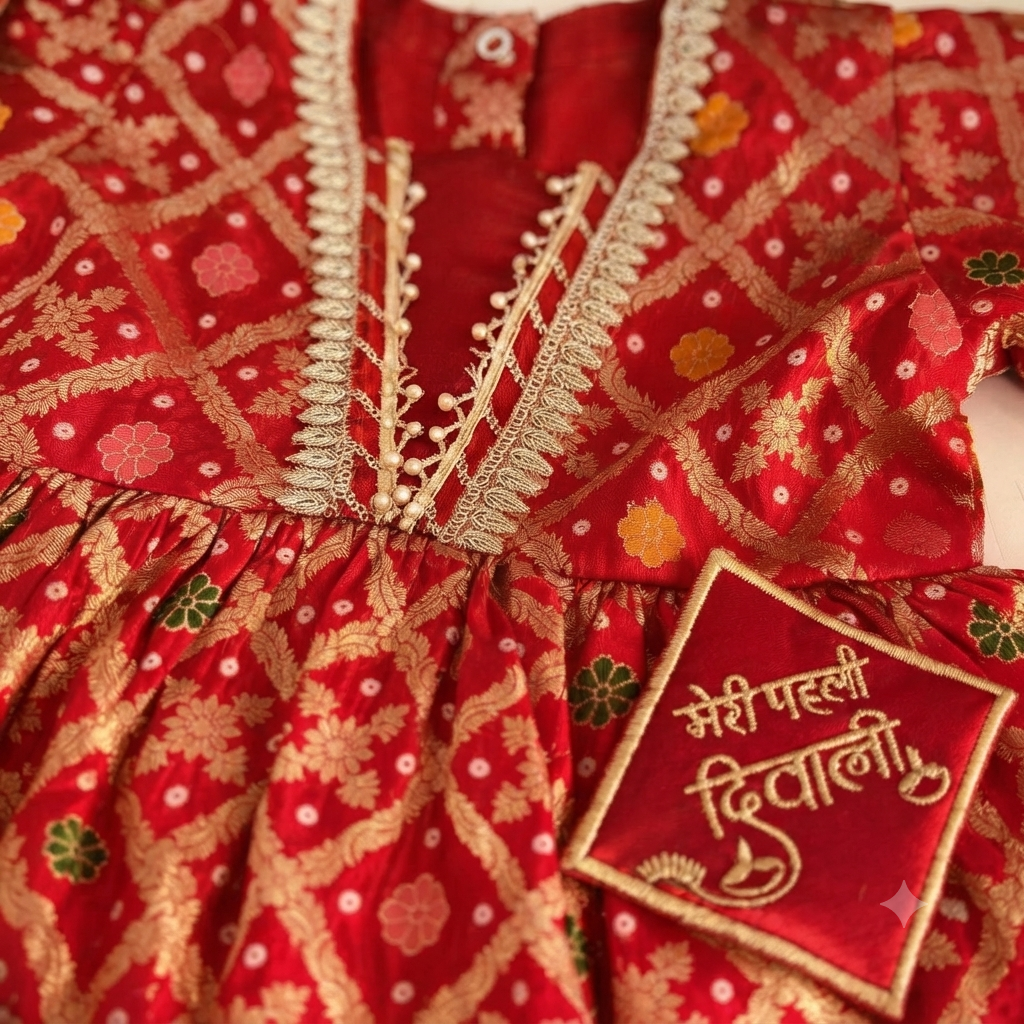 Red Diwali Twinning Set