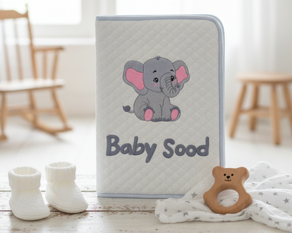 The Grey And Pink Elephant File Folder