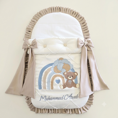 Taupe Rainbow Teddy Nest