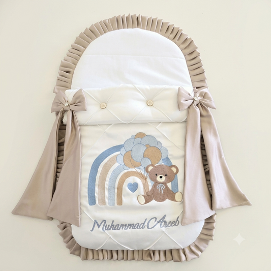Taupe Rainbow Teddy Nest