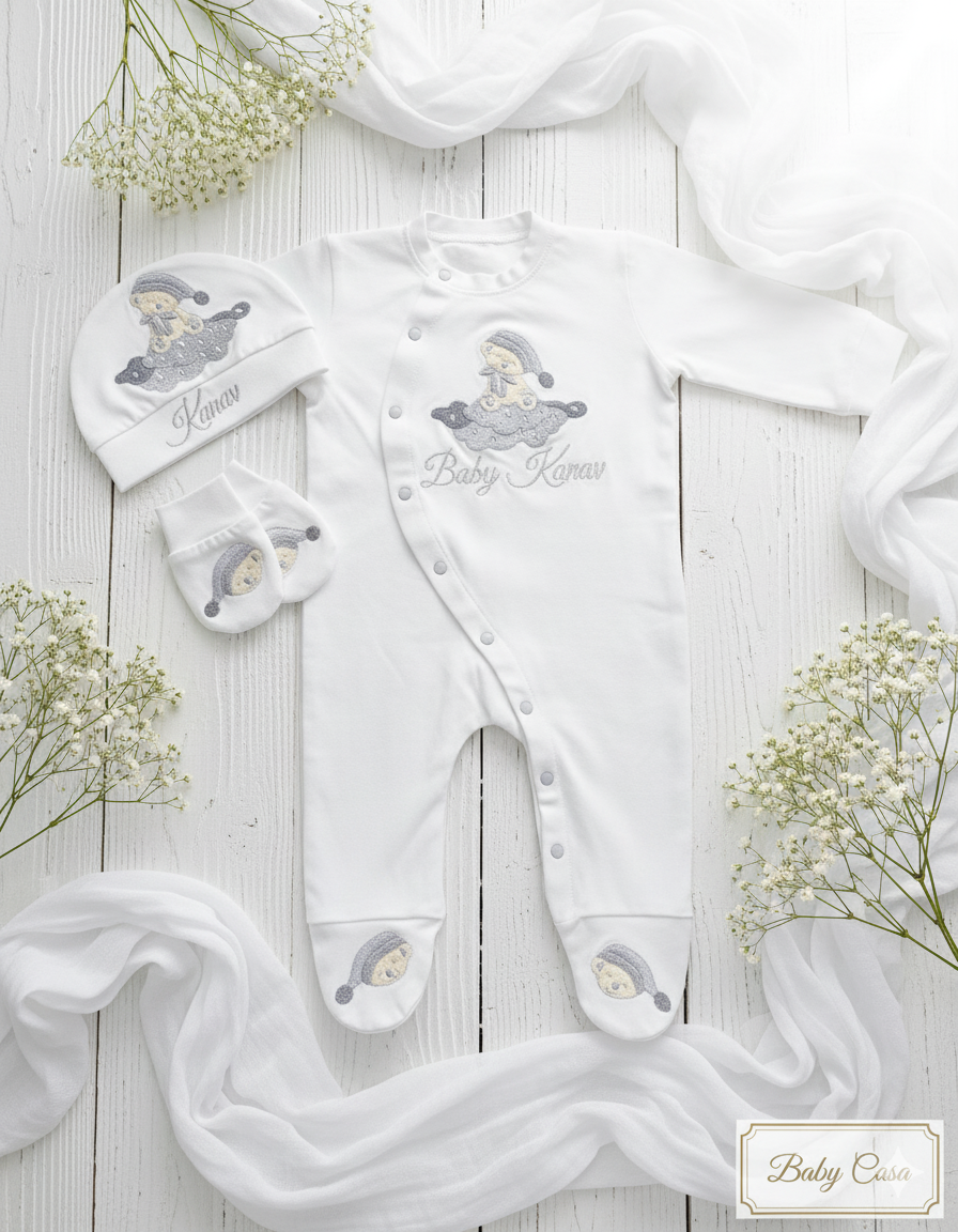 The Dreamy Side Pattern Romper Set