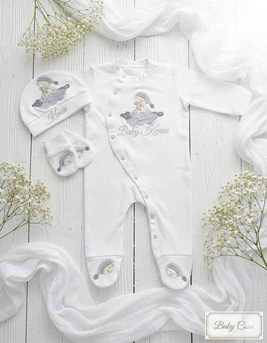 The Dreamy Side Pattern Romper Set