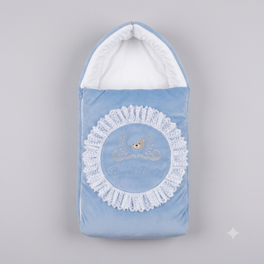 Blue Teddy Baby Nest