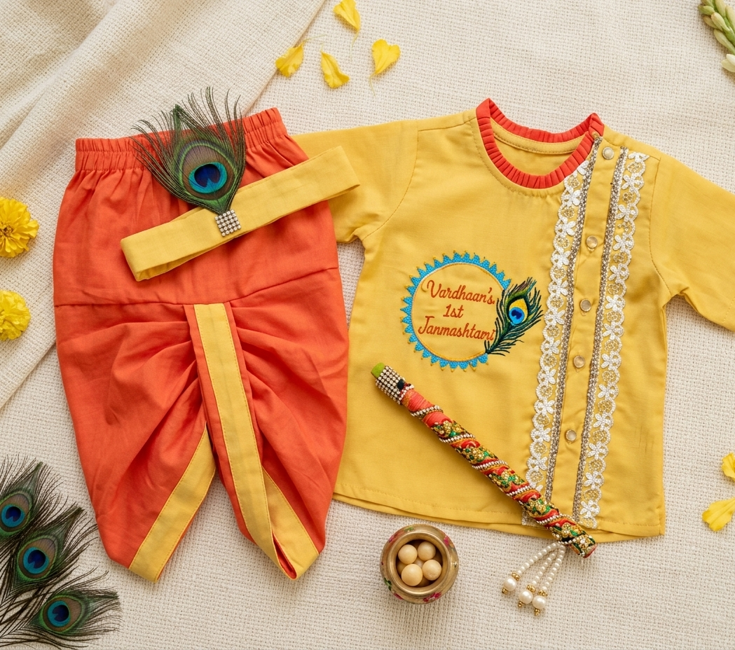 First Janmashtami outfit
