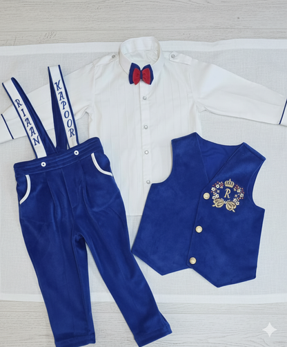 The Regal Initial Waistcoat 3-Piece Set