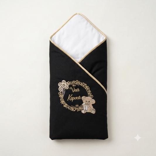 Black Teddy Royal Wrap