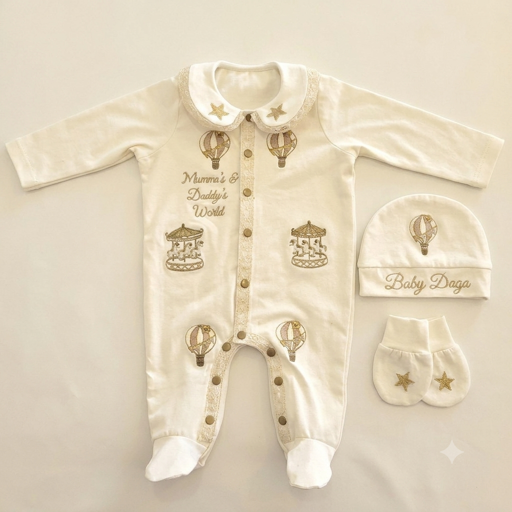 Sky Adventure Romper Set