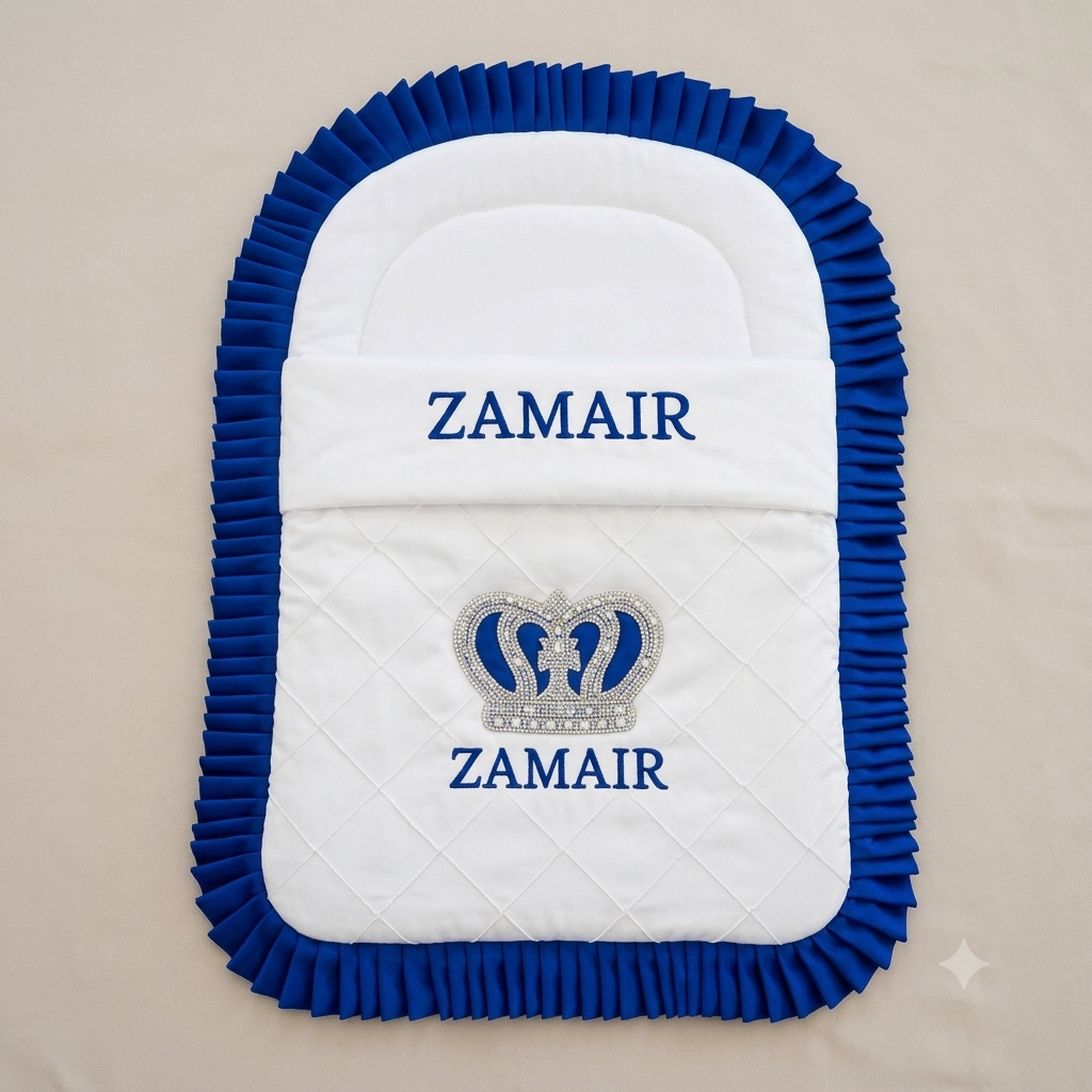 Royal Blue Crown Baby Nest