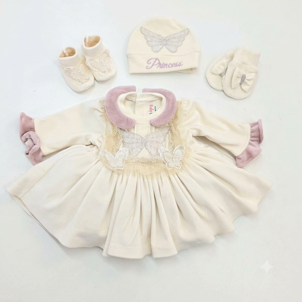 Ivory Butterfly Princess Set