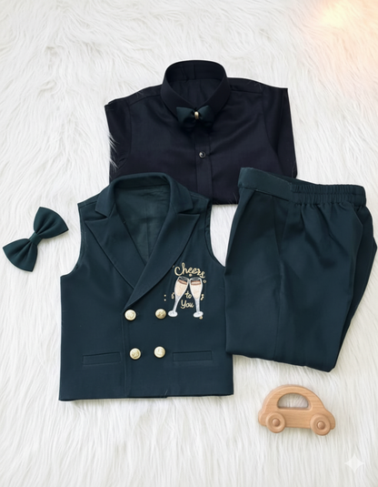 The "Cheers" Cocktail Waistcoat Set