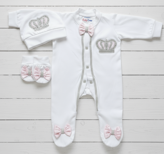 The Sarowski Crown Romper Set