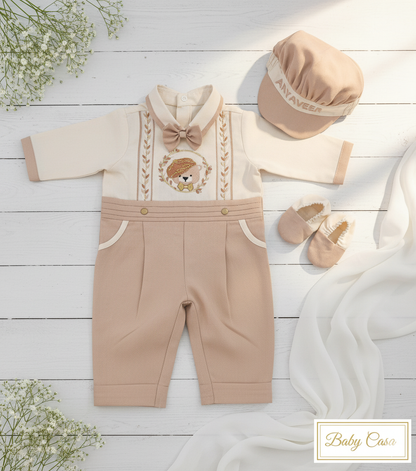 The Bow Teddy Romper  Set