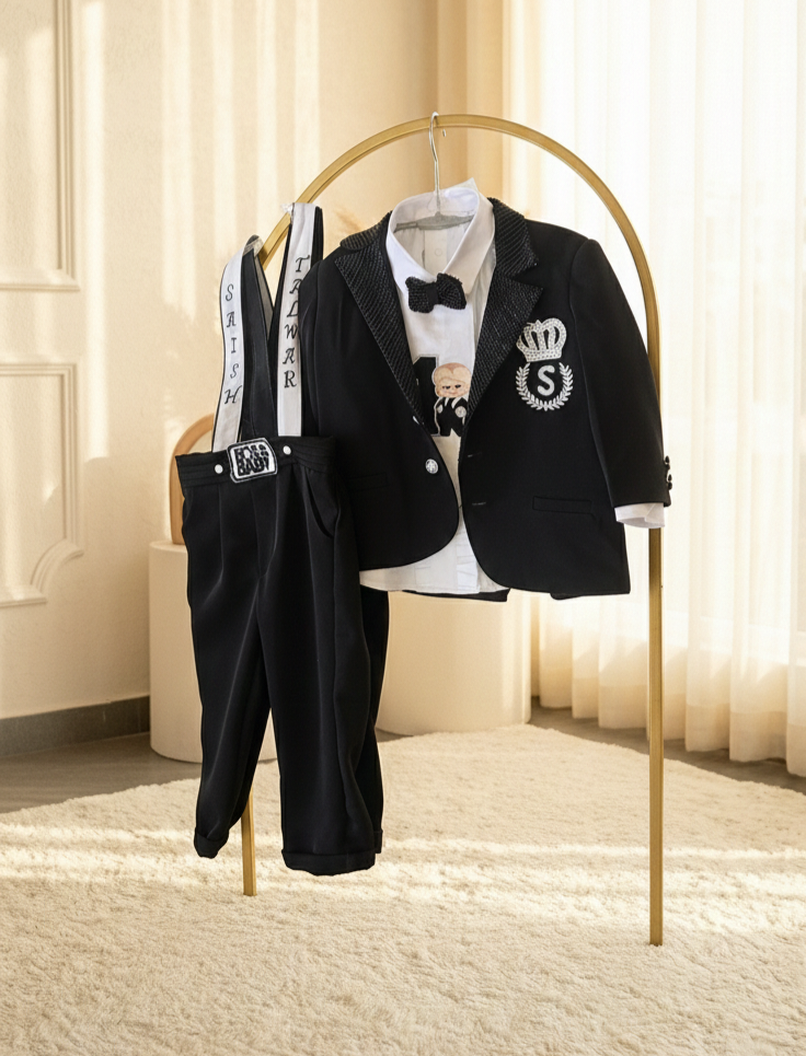 The Baby Boss Tux-set