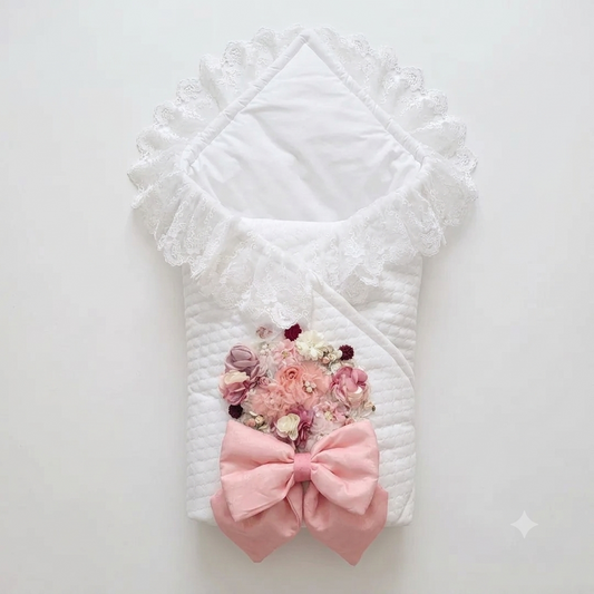Blush Bouquet Lace Wrap