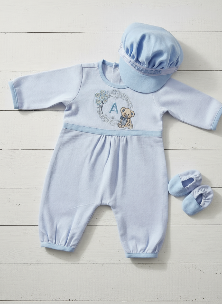 The Small Teddy Romper Set