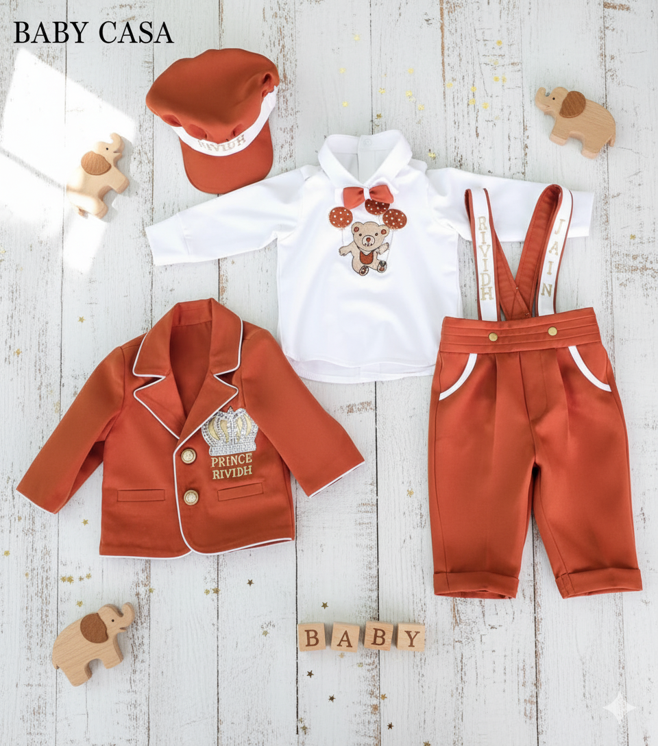 The Rust Teddy Blazer Suit