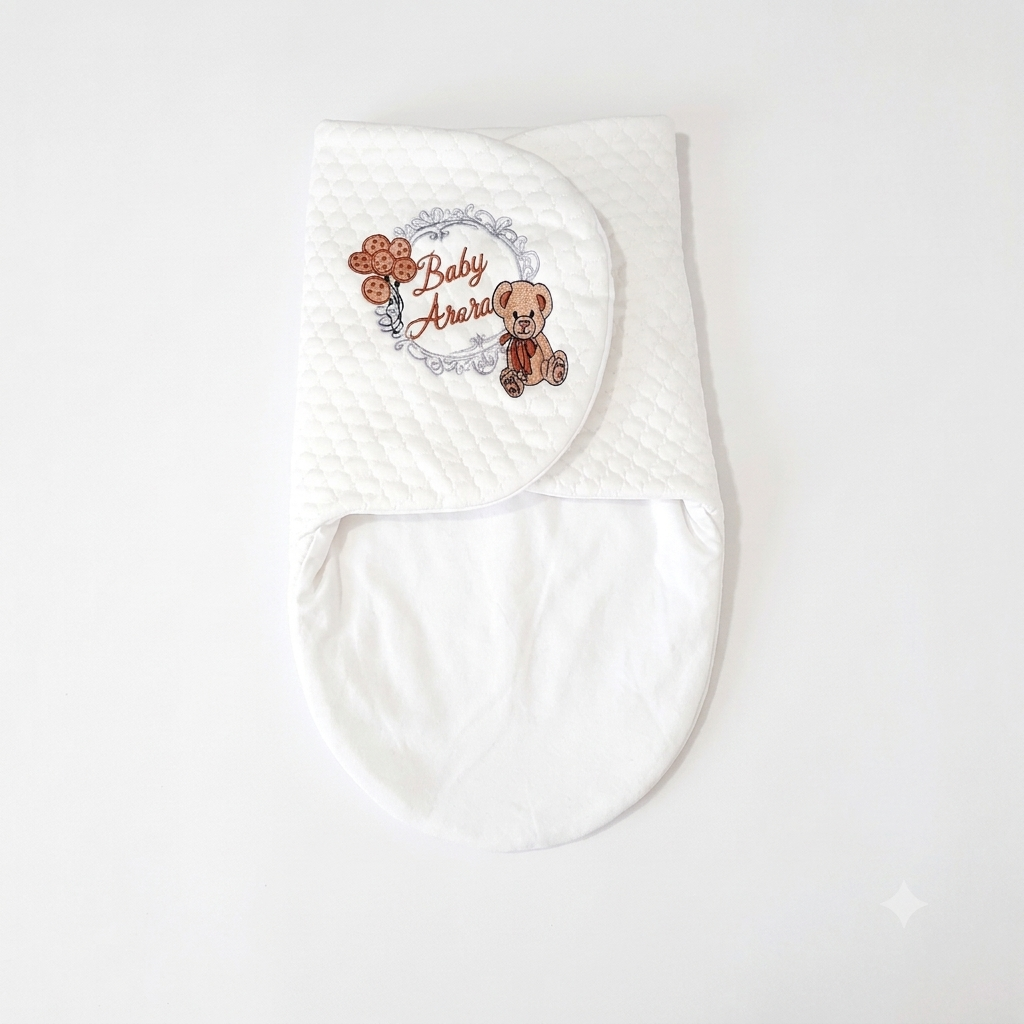 Teddy Bloom Quilted Wrap