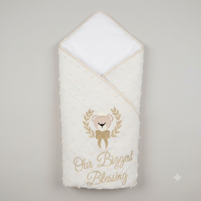 Golden Teddy Blessing Baby Wrap