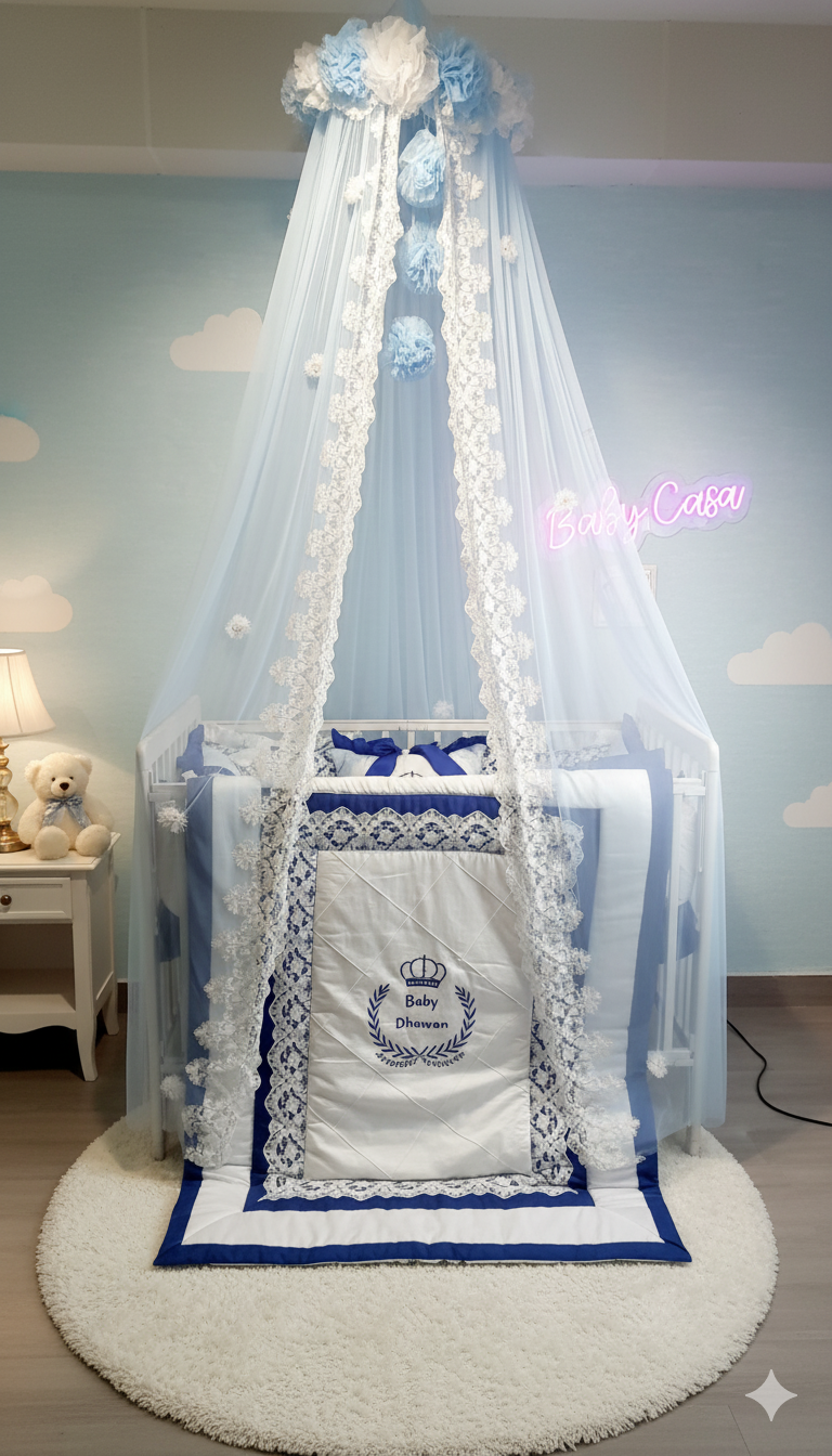 Royal Dream Canopy Crib Set