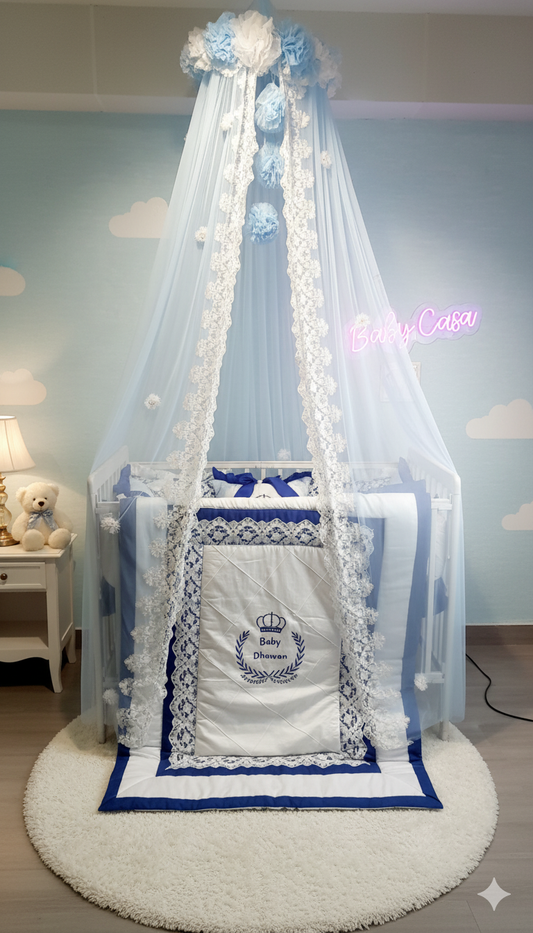 Royal Dream Canopy Crib Set
