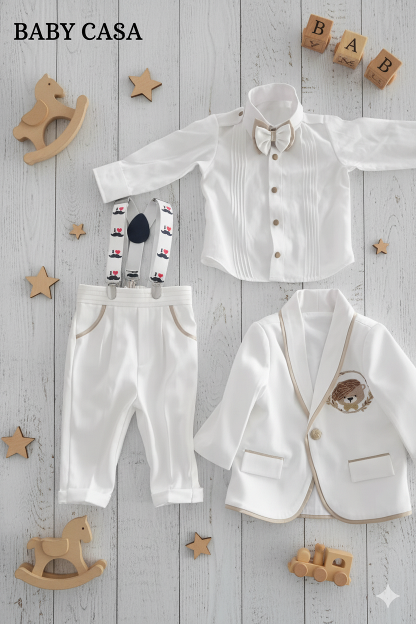 three-piece suit set,