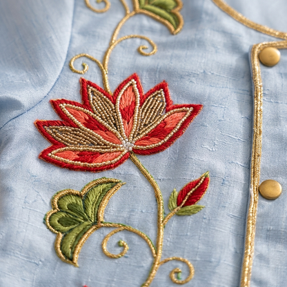 Embroidered Ram Kurta Set