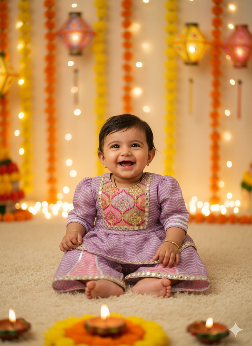 The Peplum Diwali Outfit