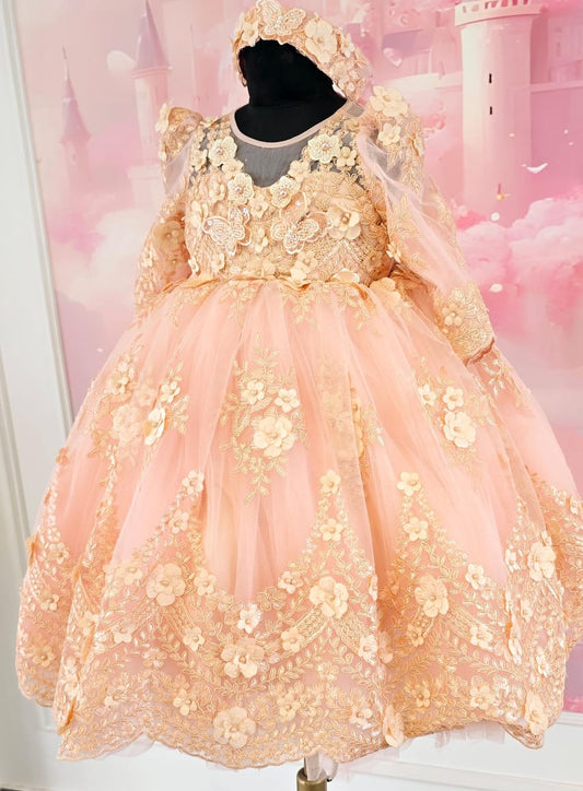 The Vintage Peach Frock